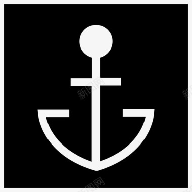 船锚海军图标图标