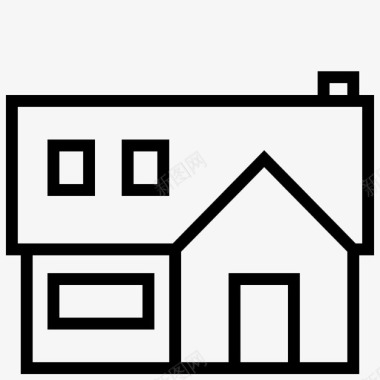 钱币房屋房屋建筑结构图标图标