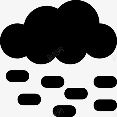 天气雾云预报图标图标