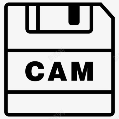 PDF扩展保存cam文件cam扩展名图标图标