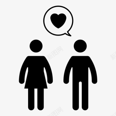 爱情宣言情侣求婚图标图标