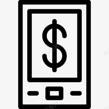 手机哔哩哔哩应用图标银行应用程序手机手机银行图标图标