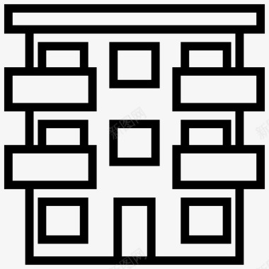 钱币房屋公寓建筑房屋图标图标