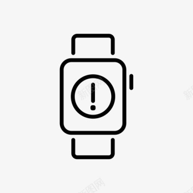 红色警告标志applewatch警报applewatch设备图标图标