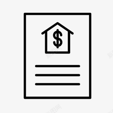 房地产传单待售房屋贷款图标图标