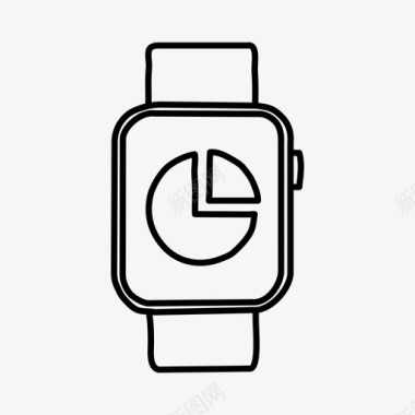 数据饼图applewatch饼图applewatch设备图标图标