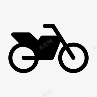 摩托车自行车滑板车图标图标