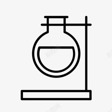 研究科学设备化学实验图标图标