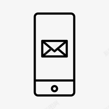 iPhone模板iphone消息设备电子邮件图标图标