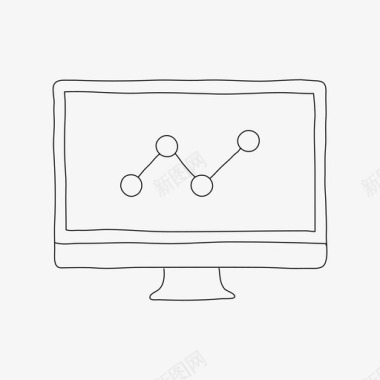 分析矢量图桌面分析设备图形图标图标