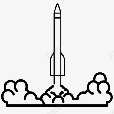 飞行客机宇宙飞船飞行火箭图标图标