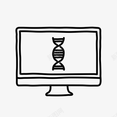 DNA图标桌面dna设备手绘图标图标