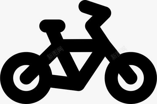 速度自行车运输车辆图标图标