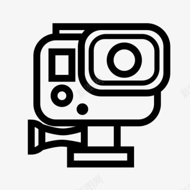 热带冒险gopro冒险摄像机图标图标