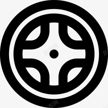 汽车轮辋运输工具车辆图标图标
