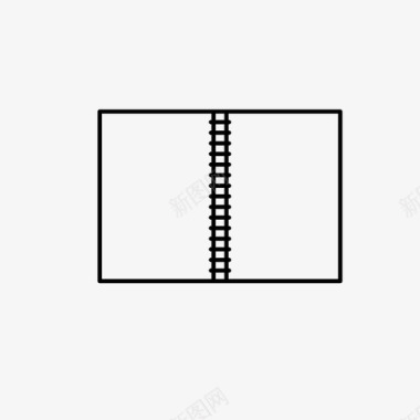 文件打开活页夹文件空图标图标