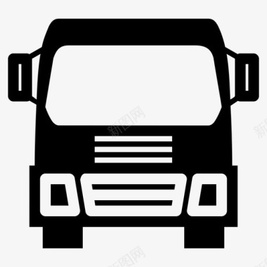 送货卡车卡车送货卡车物流图标图标