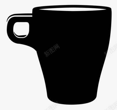 拿着杯子咖啡咖啡杯图标图标