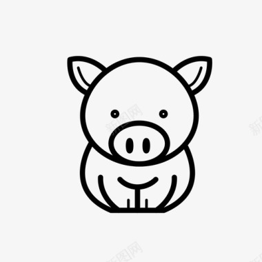 财神猪猪动物动物2图标图标