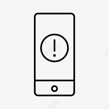 iPhone模板iphone警报设备屏幕图标图标