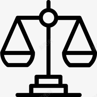 司法展板天平法院司法天平图标图标