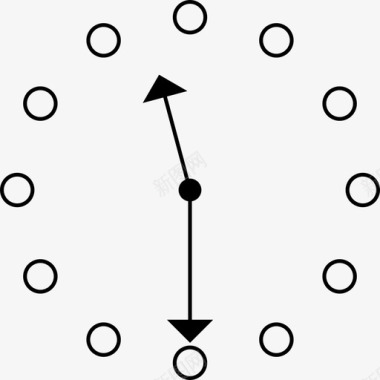 钟11点半点图标图标