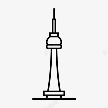 大楼素材加拿大多伦多cntowercntowertowercanada图标图标