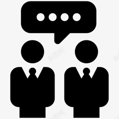对话沟通商务沟通对话图标图标