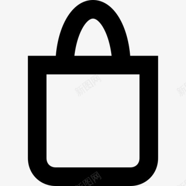 手提袋设计购物袋手提袋系列必需品图标图标