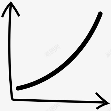 介绍业绩折线图图表增长图标图标