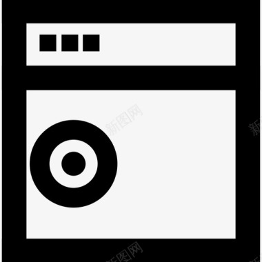 洗衣机清洁器家具图标图标