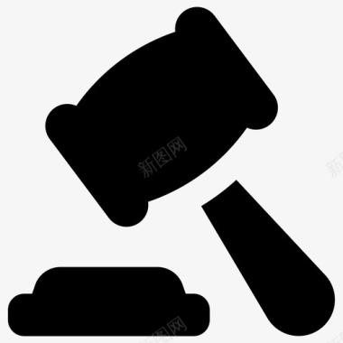 木槌法院法官法官槌图标图标