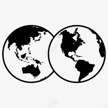 世界地球仪地球仪地球图标图标