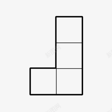 俄罗斯方块j形方块游戏图标图标