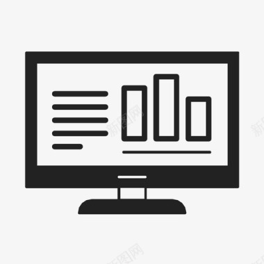 信息图表矢量计算机分析图表基金图标图标