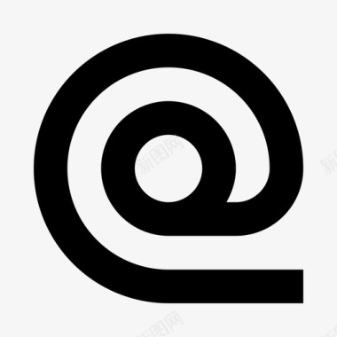 默认地址电子邮件atsign电子邮件地址图标图标