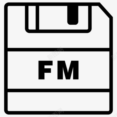 保存fm文件fm扩展名图标图标