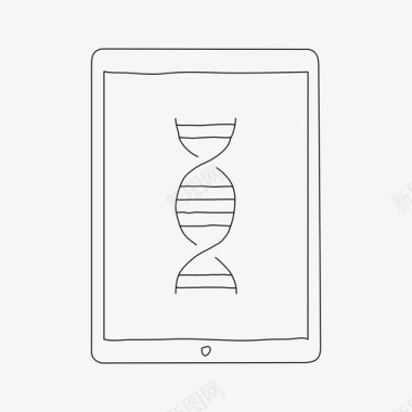 ipaddna设备遗传学图标图标