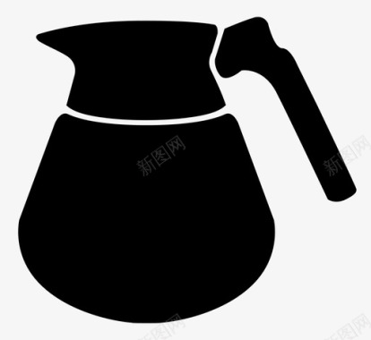 咖啡壶咖啡机滴咖啡图标图标