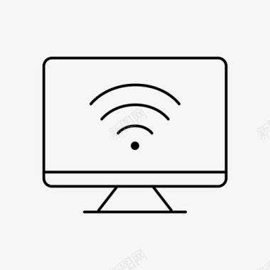 桌面wifi设备屏幕图标图标