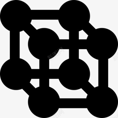 科技科学原子实验室研究图标图标