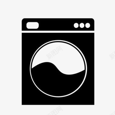 洗衣机图标图标