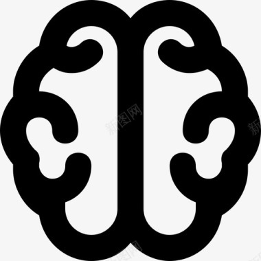 大脑身体部位人脑图标图标