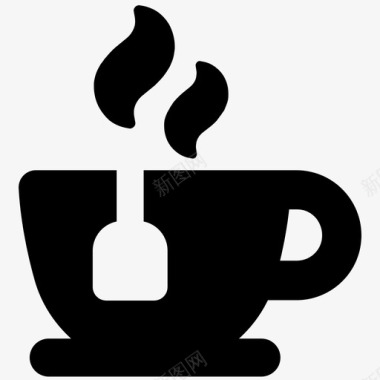 茶茶杯热饮图标图标