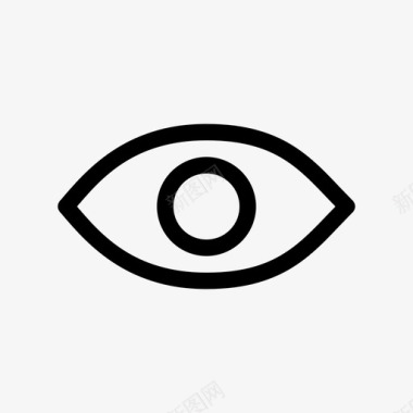 瞳孔眼瞳孔视图标图标