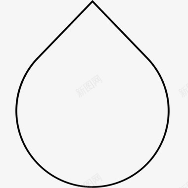 水滴水分油图标图标
