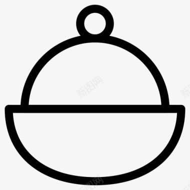 有盖碗烘焙盘子图标图标