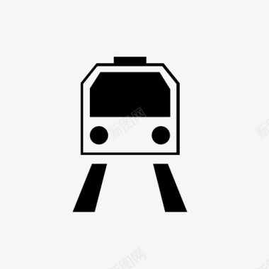 公交地铁标识火车地铁火车站图标图标