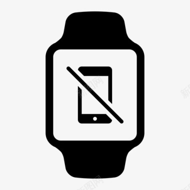 电话断开applewatch蓝牙连接图标图标