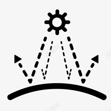 服装图标紫外线防晒图标图标
